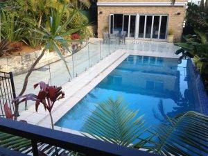 Glass fencing for pools