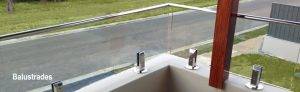 Glass fence panels