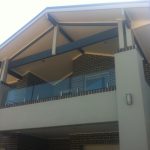 Glass balustrade on a modern home balcony in Adelaide
