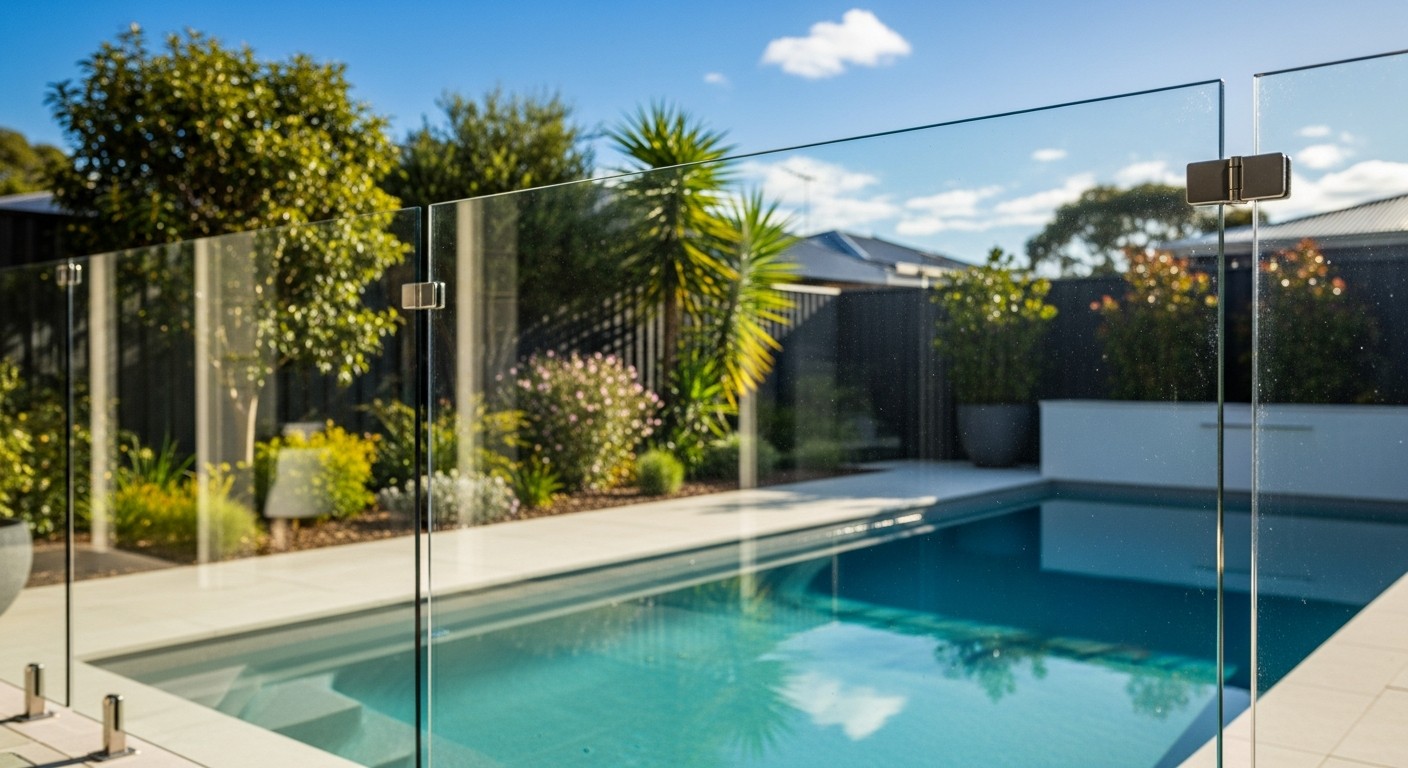 Is pool glass hard to clean?